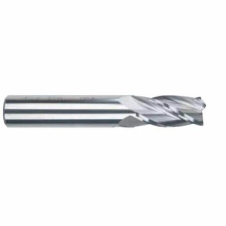 Morse End Mill, Center Cutting Regular Length Single End, Series 5943G, 1 Cutter Dia, 4 Overall Length,  90736